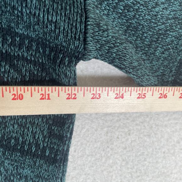 Vintage Michael Gerald Sweater Mens Large Green Crewneck Pullover Knit Geometric - Picture 9 of 16